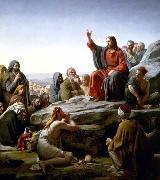 Carl Heinrich Bloch The Sermon On the Mount oil painting reproduction